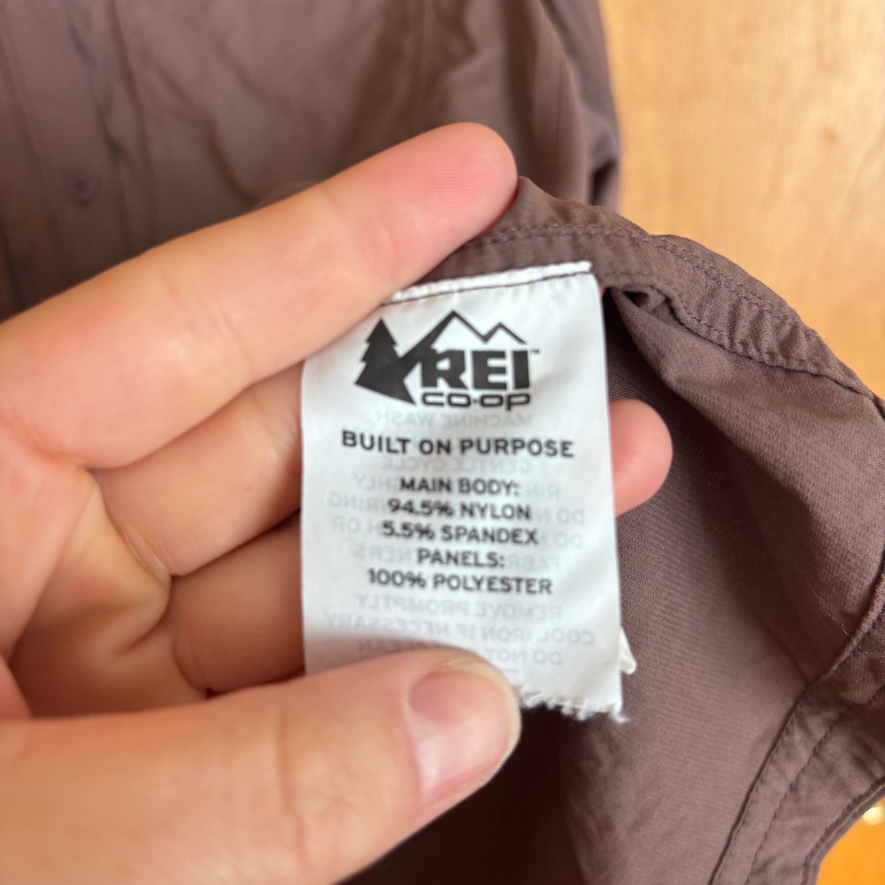 REI Co-op A Wilderness Women's Button Up Long Sleeve Shirt Hiking Travel - Picture 5 of 8